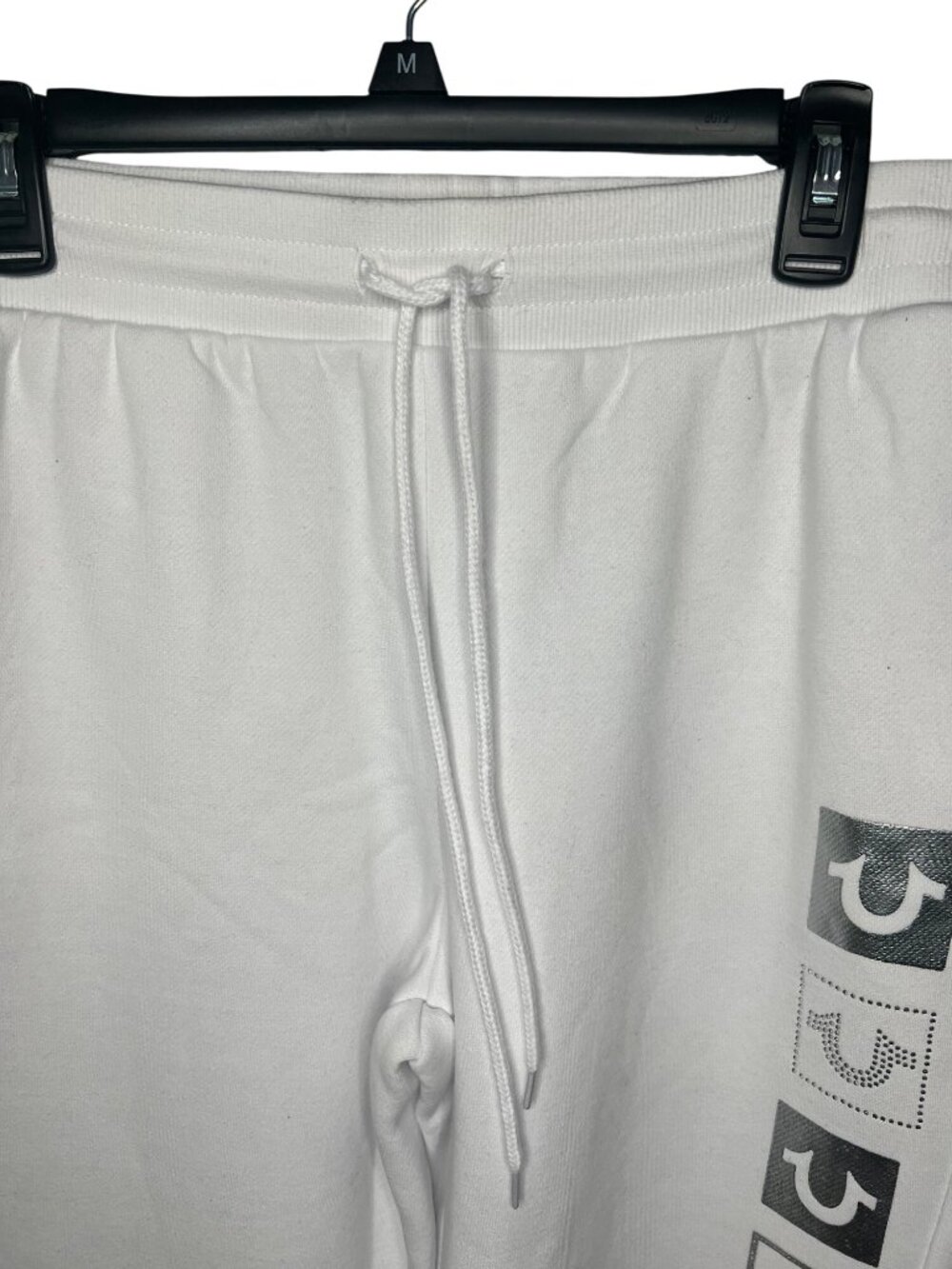 True Religion Womens Crystal Box White Sweatpants Size Medium - Picture 13 of 16